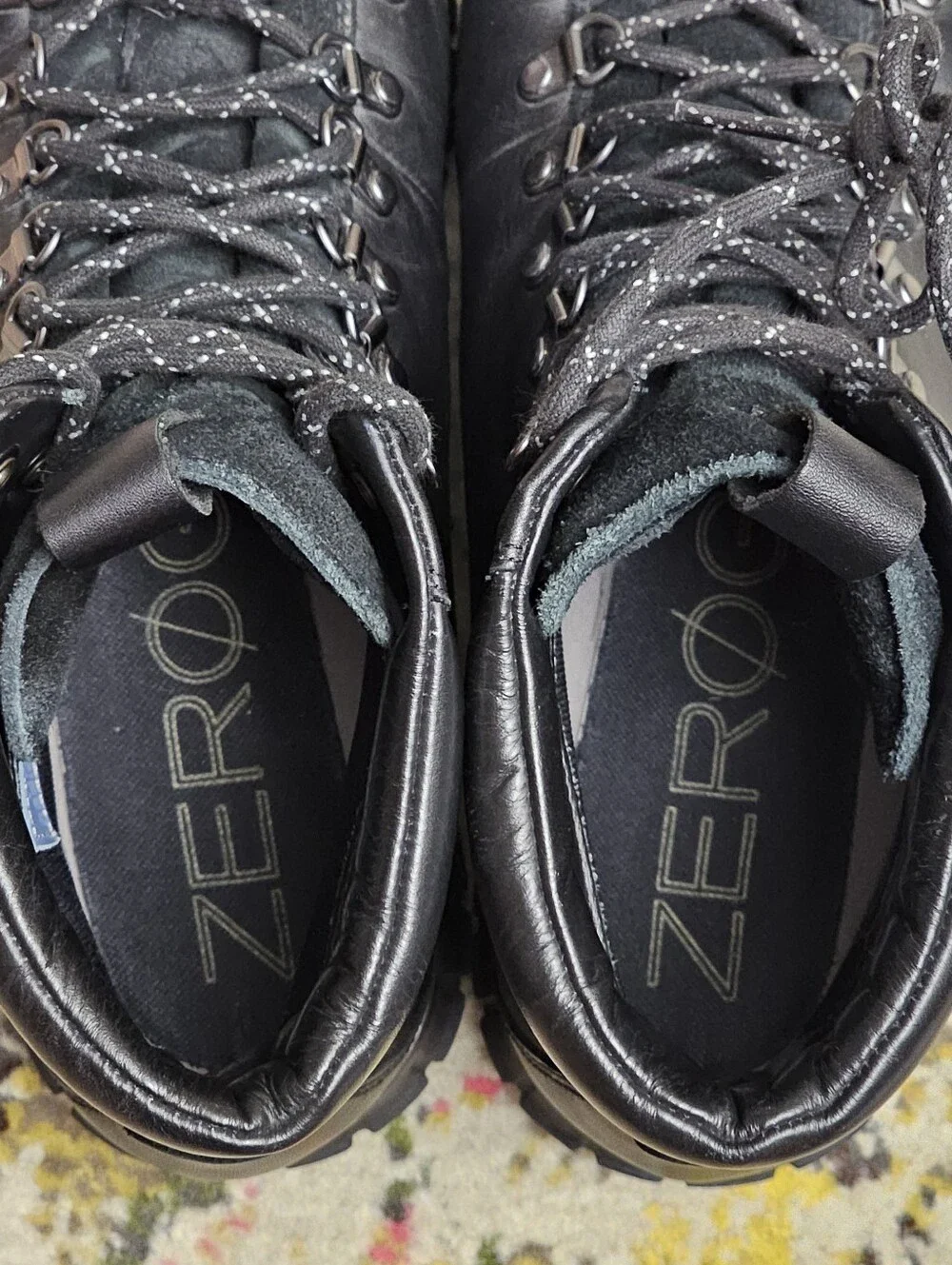 Cole Haan Men's Size 11.5 Zerogrand Hiker II Boots Waterproof Black Lace C26254